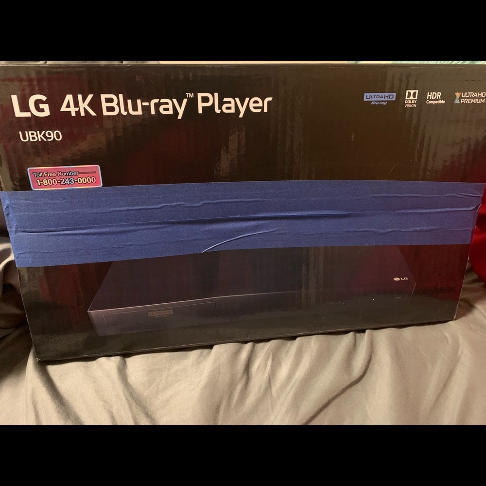 LG 4K blu-ray player